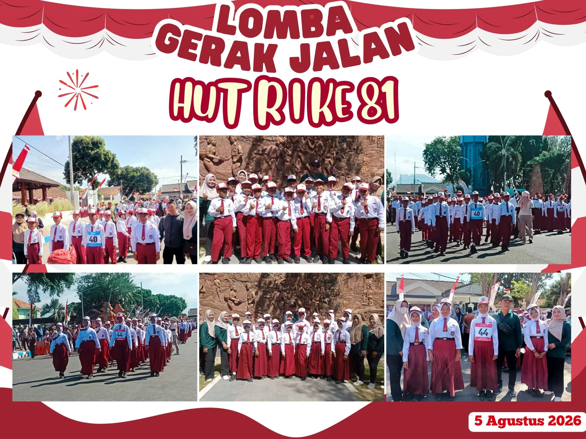 Lomba Gerak Jalan memperingati HUT RI ke 81